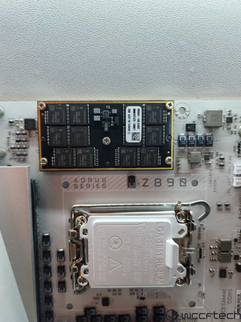 Gigabyte Z890 AORUS Tachyon ICE Güncellendi: CAMM2 ve ‘Ultra Turbo’ ile Performans Zirvesi