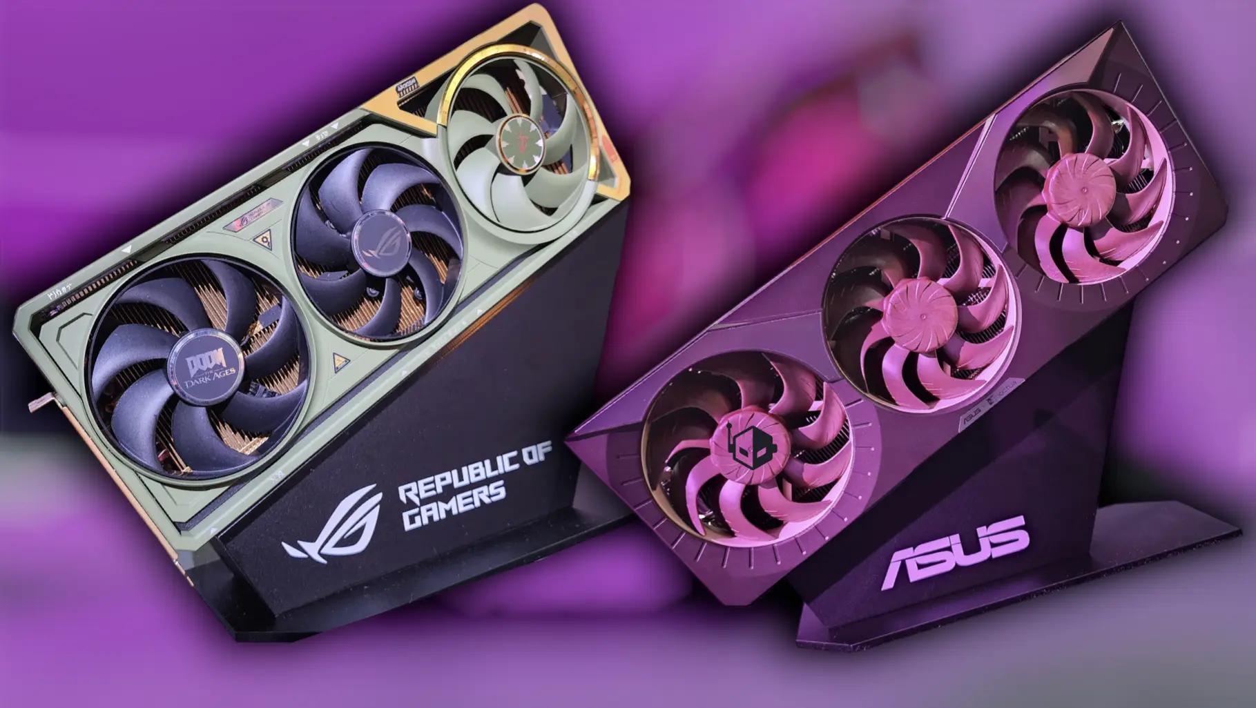 ASUS RTX 5080 İçin Şov Yaptı: Noctua ve Sınırlı Sayıda DOOM Temalı Devler Geliyor!