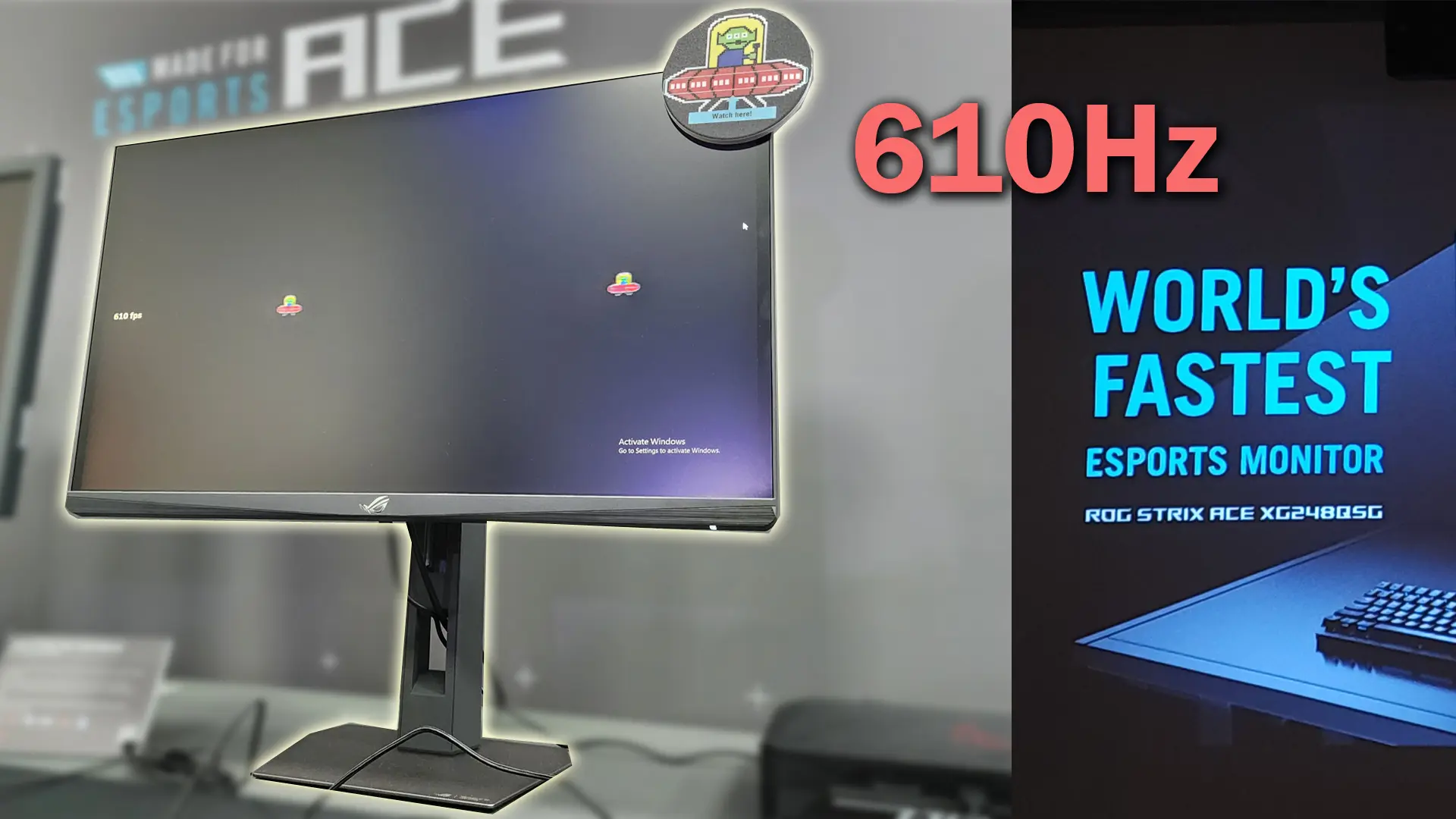 ASUS 610Hz Monitörle Rekor Kırdı! Dünyanın En Hızlı Oyuncu Monitörü Geliyor
