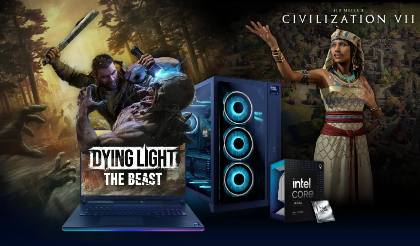 Intel İşlemci Alanlar Dikkat: Yeni Oyun Paketiyle Dying Light ve Civilization VII Hediye!