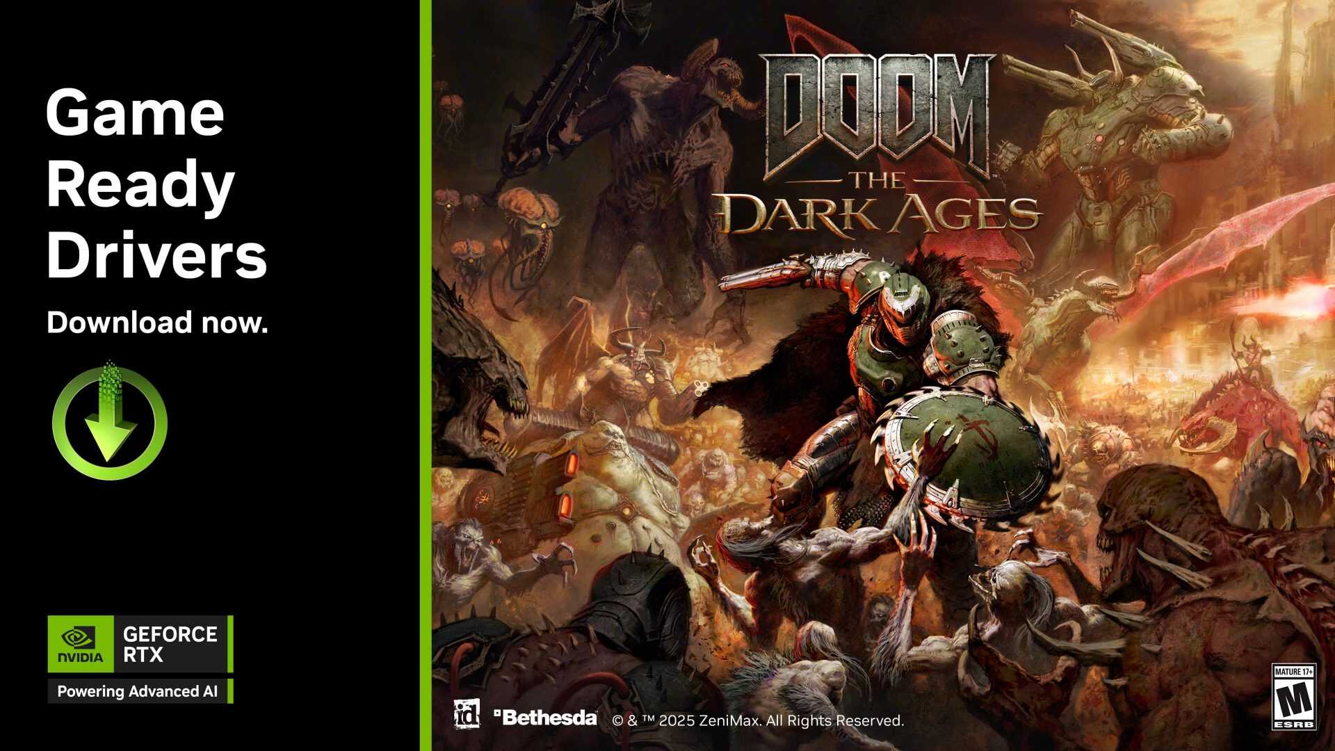 DOOM: The Dark Ages İçin Hazırlanın: NVIDIA Yeni GeForce Sürücüsünü Çıkardı!