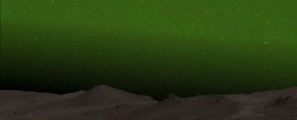 Mars Gökyüzünde Bir İlk: Perseverance Tarihi Yeşil Aurora'yı Yakaladı