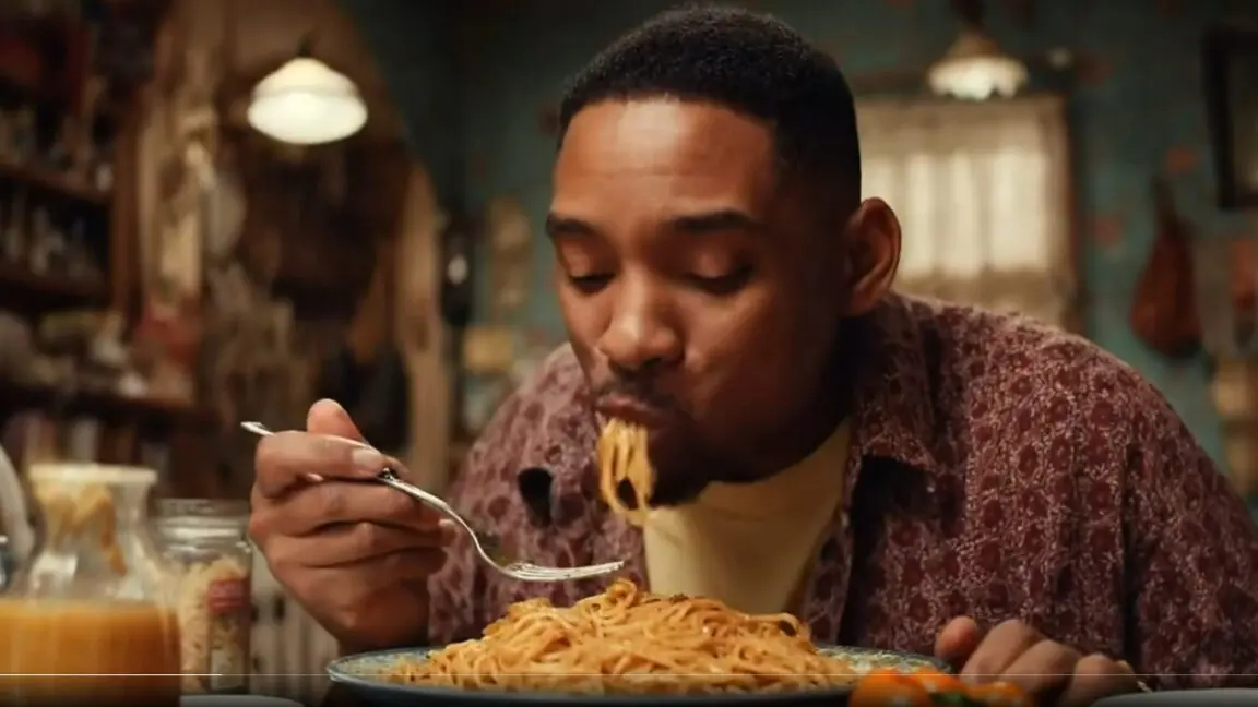 Google'dan Yeni Yapay Zeka Videosu: Spagetti Yiyen Ünlü Sahnesi ve Tuhaf Çıtır Sesleri!