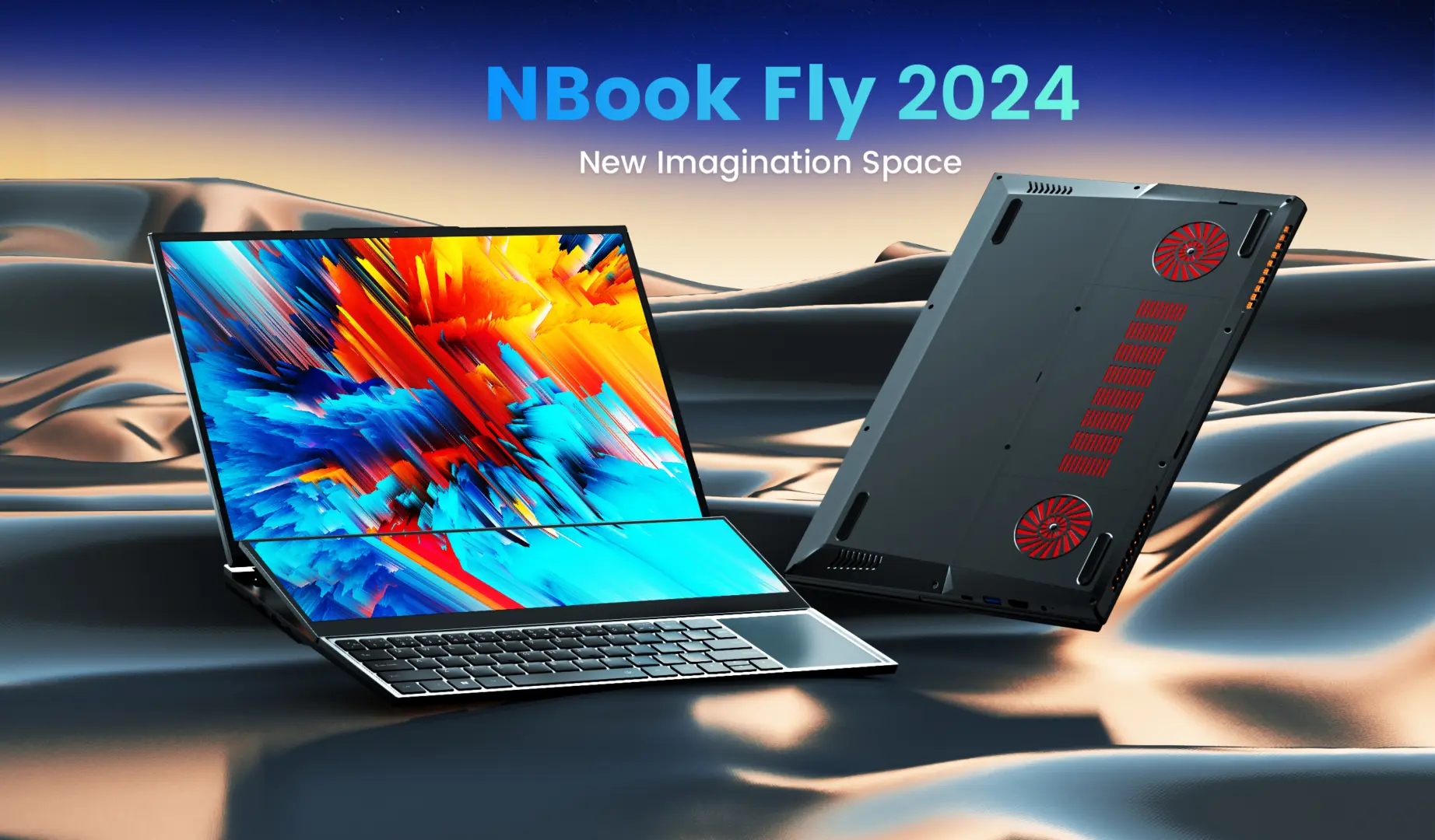 İki Ekranlı NBook Fly Laptop 'Güncellendi': Altında 2020 Model Bir Xeon Yatıyor!