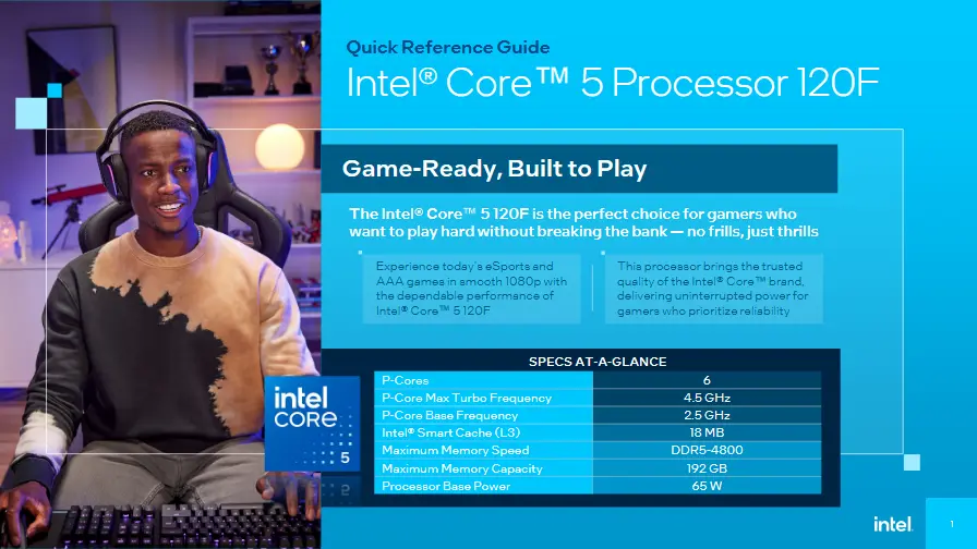 Intel'in Yeni Bütçe Dostu Oyuncu İşlemcisi Sızdı: Core 5 120F Geliyor!