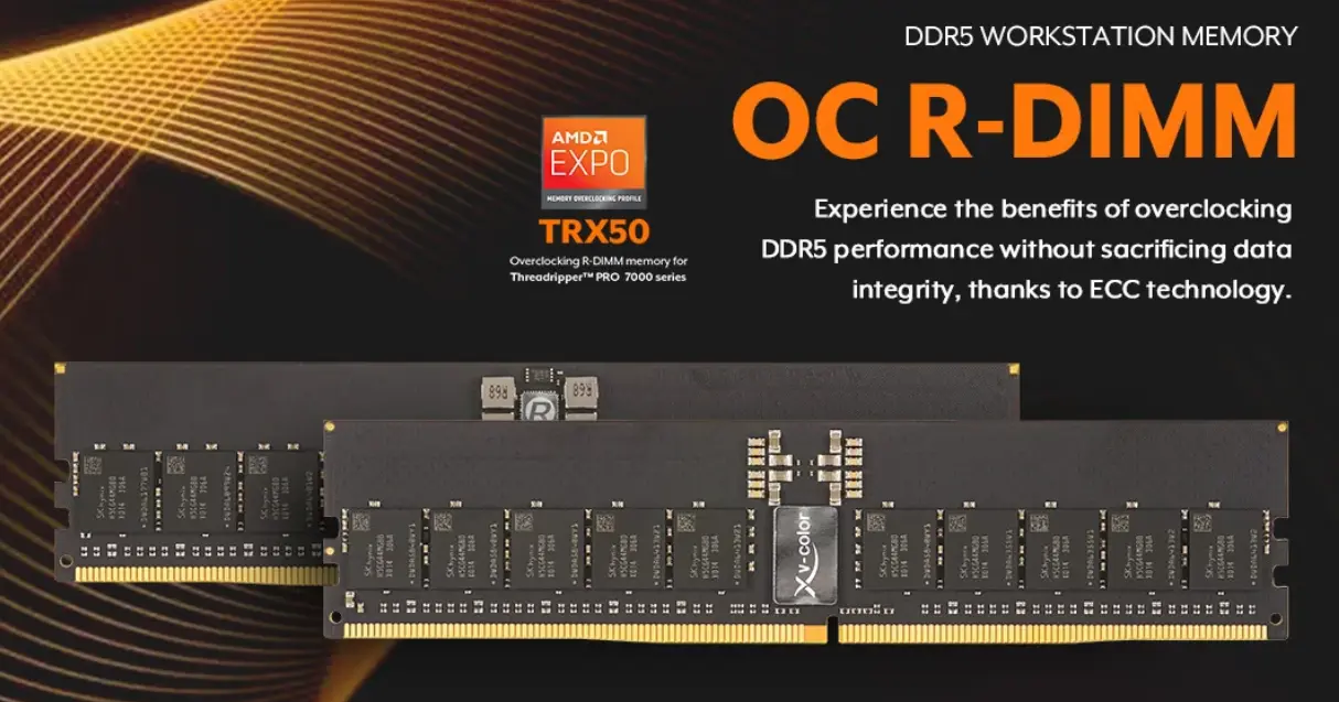 Ryzen Threadripper 9000 Serisi İçin Dev Hafıza: 1 TB Kapasite ve 8200 MT/s Hızında DDR5 OC RDIMM Bellekler Geliyor!