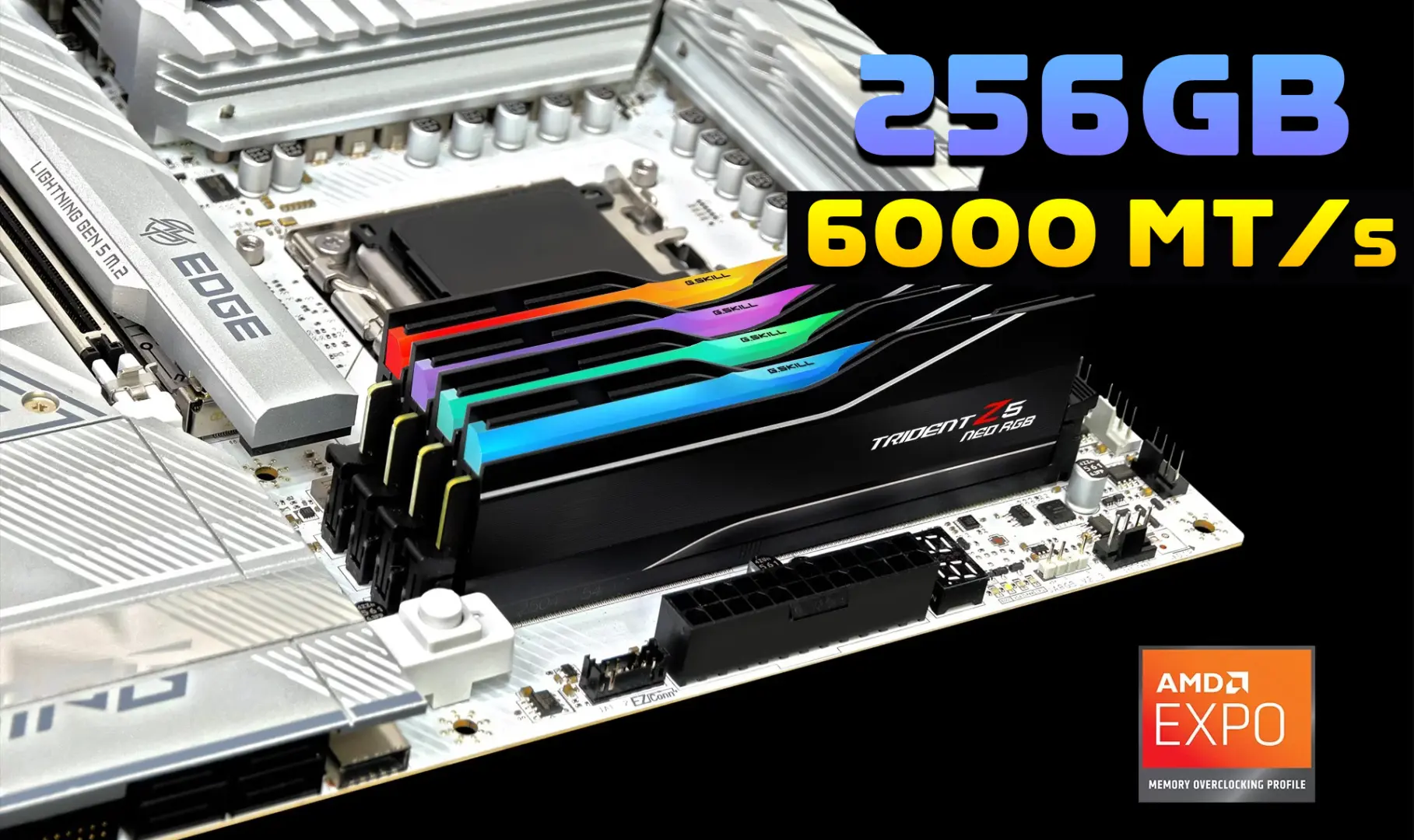 G.Skill'den Efsane Hızda Dev Kapasite: 256GB DDR5 RAM Kiti Piyasada!