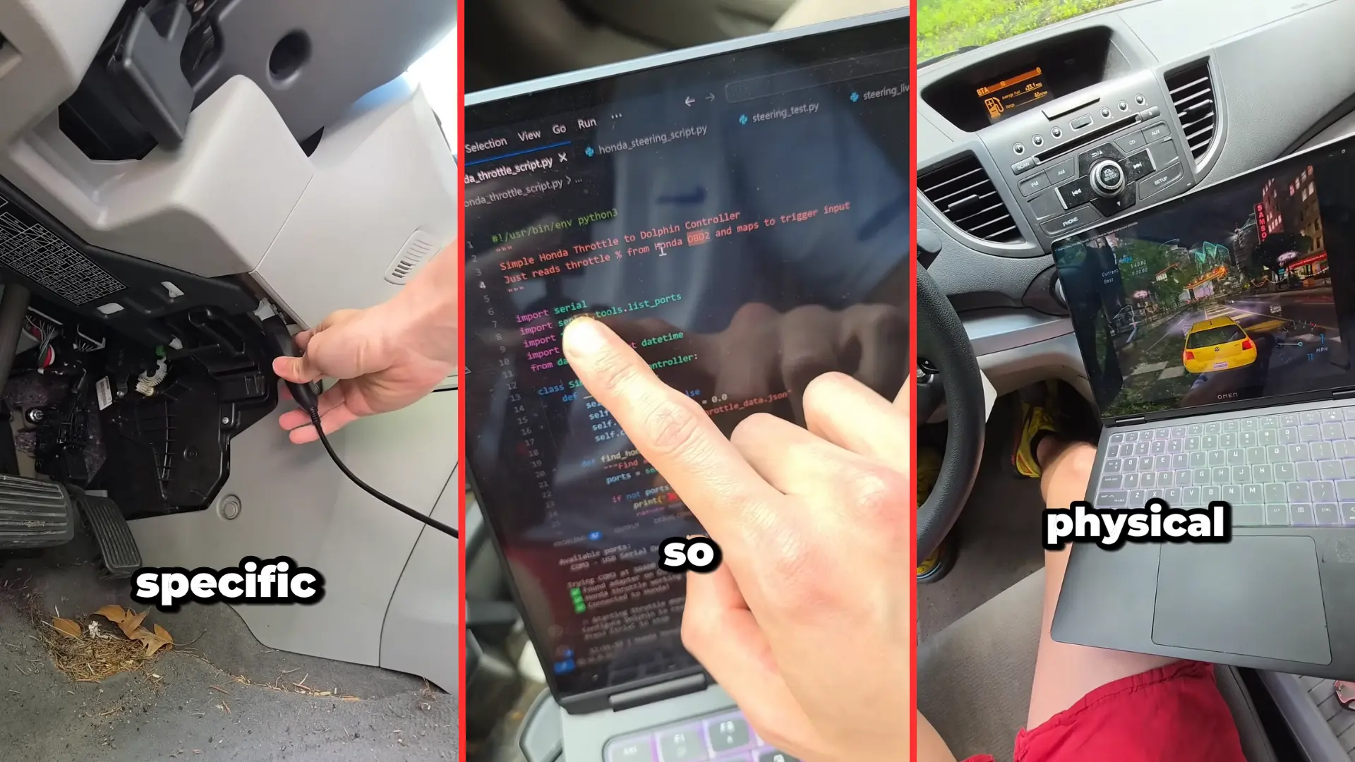 Yok Artık! Eski Honda CR-V'sini Need for Speed Kontrolcüsüne Dönüştüren Oyuncu Herkesi Şaşırttı