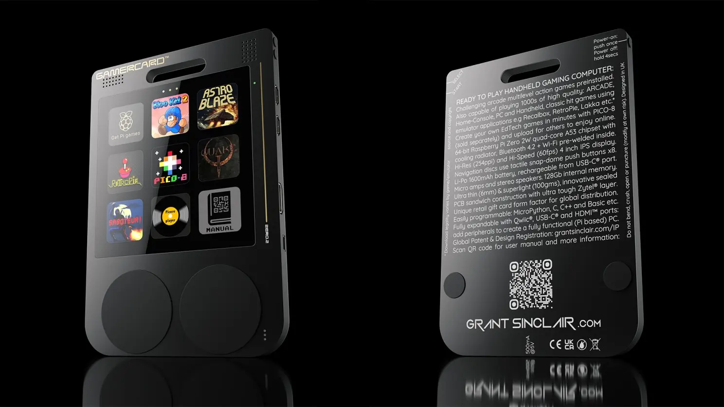 ZX Spectrum'un Mirasından Doğan Cep Canavarı: GamerCard, Raspberry Pi Gücüyle Geliyor!