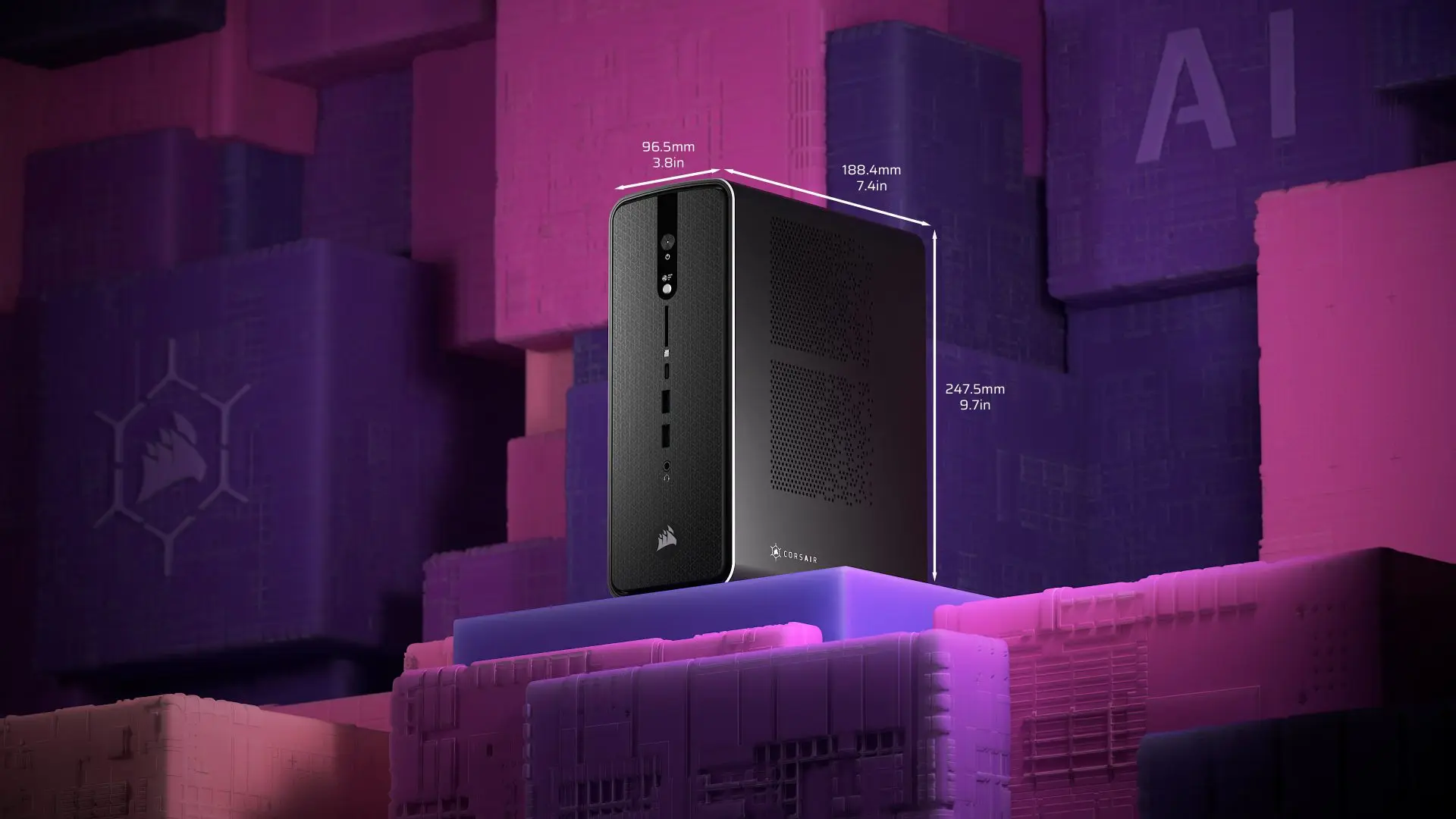 CORSAIR'dan Yapay Zeka Gücü Taşıyan Yeni Nesil Mini PC: AI Workstation 300, 1599 Dolardan Başlıyor!