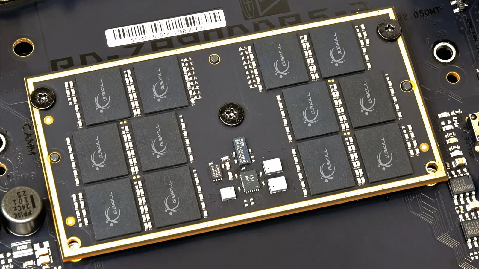 G.Skill CAMM2 DDR5 ile Hız Sınırlarını Zorladı: 10000 MHz Bariyeri Geçildi!