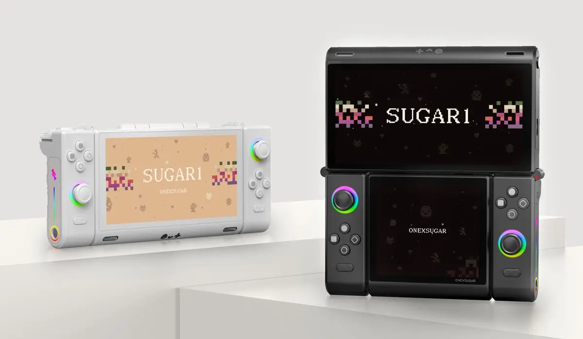 Teknoloji Devrimi: Dünyanın İlk Çift Ekranlı Android El Konsolu ONEXSUGAR Tanıtıldı!