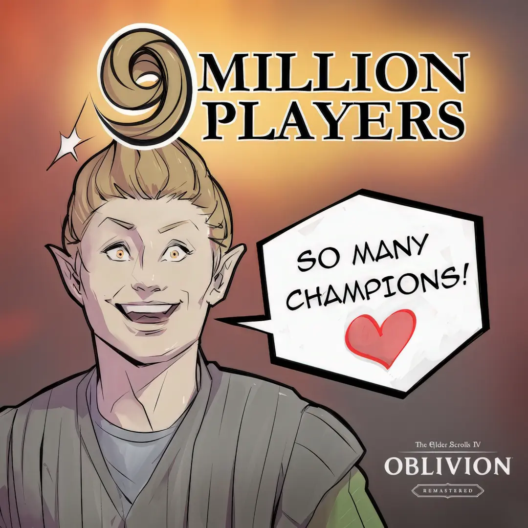 Oblivion Remastered Hız Kesmiyor: 9 Milyonu Aştı!