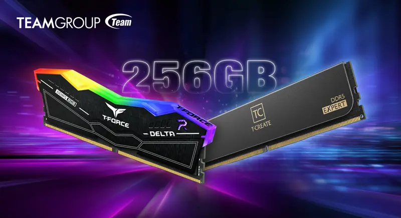 Devasa RAM'ler Geliyor: TeamGroup'tan 256 GB DDR5 Bellek Kitleri