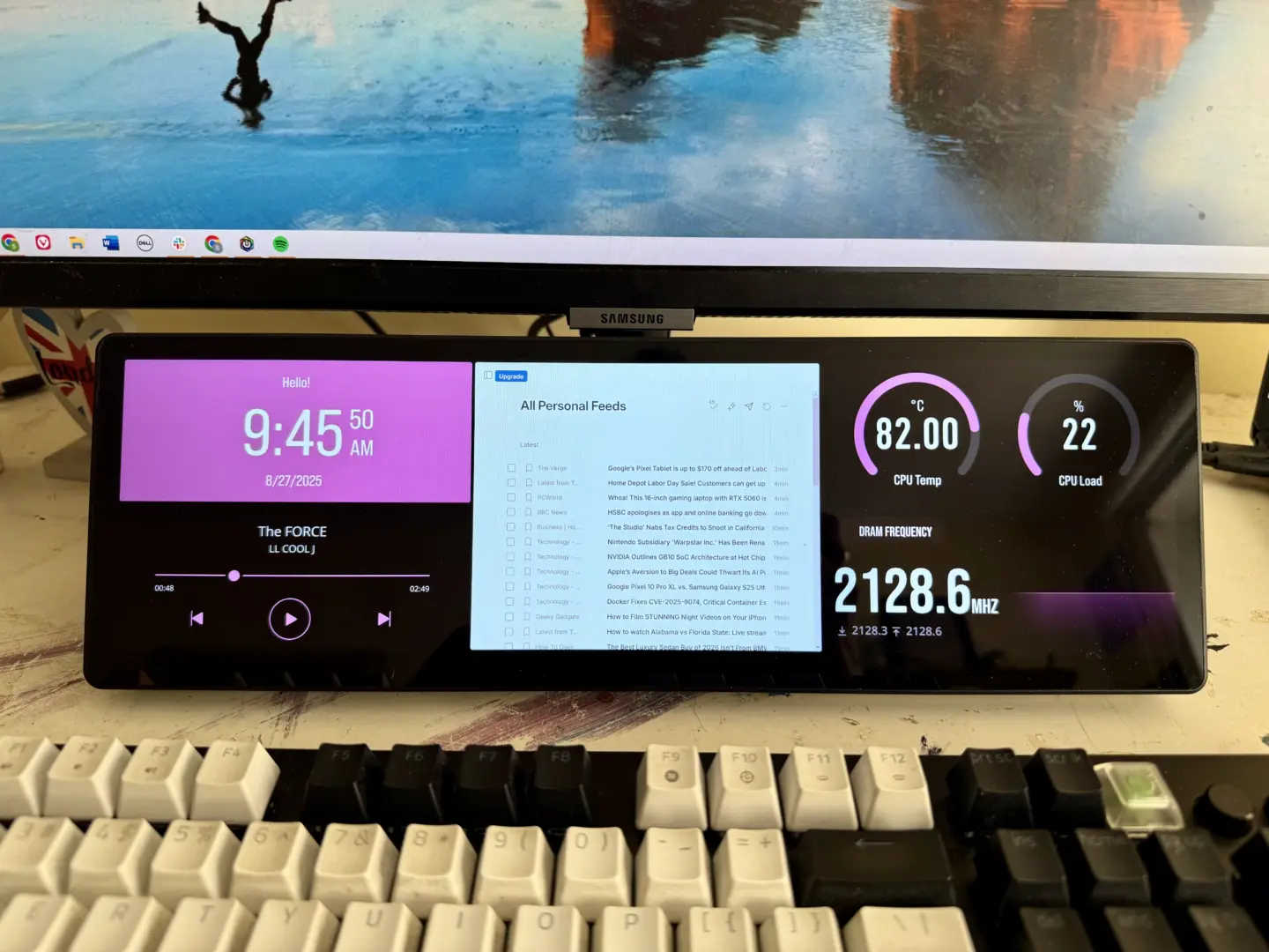 Corsair'dan PC'nize Monte Edilebilen Ekran: Xeneon Edge ile Bileşenlerinizi Takip Edin