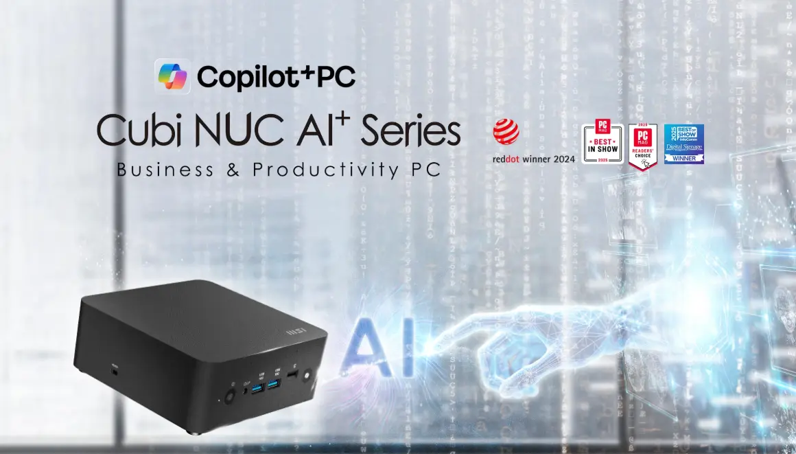 MSI'dan Yapay Zekâ Destekli Yeni Nesil Mini PC: Cubi NUC AI+ 2MG Tanıtıldı!