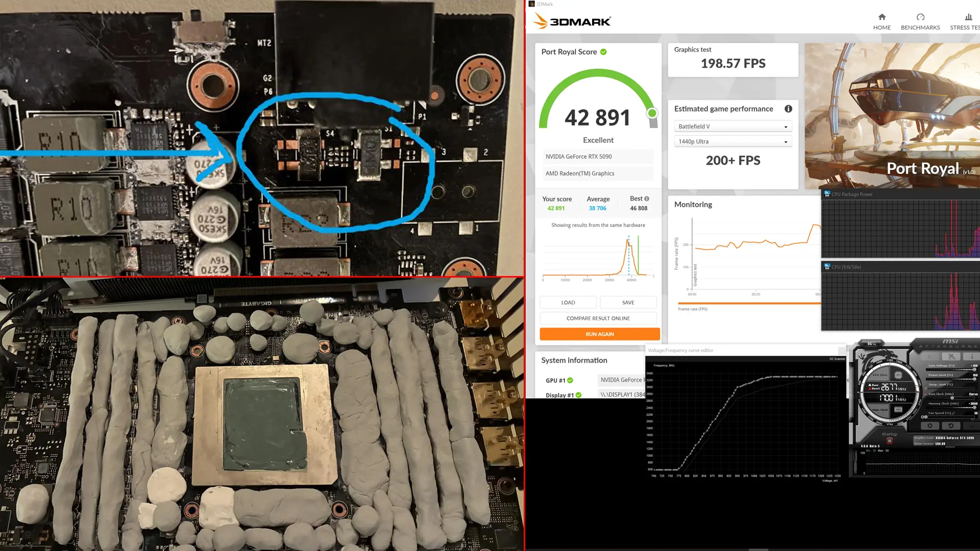 RTX 5090, Hava Soğutmayla 1200W TDP'ye Ulaştı: 3DMark'ta Rekor Kıran Başarı!
