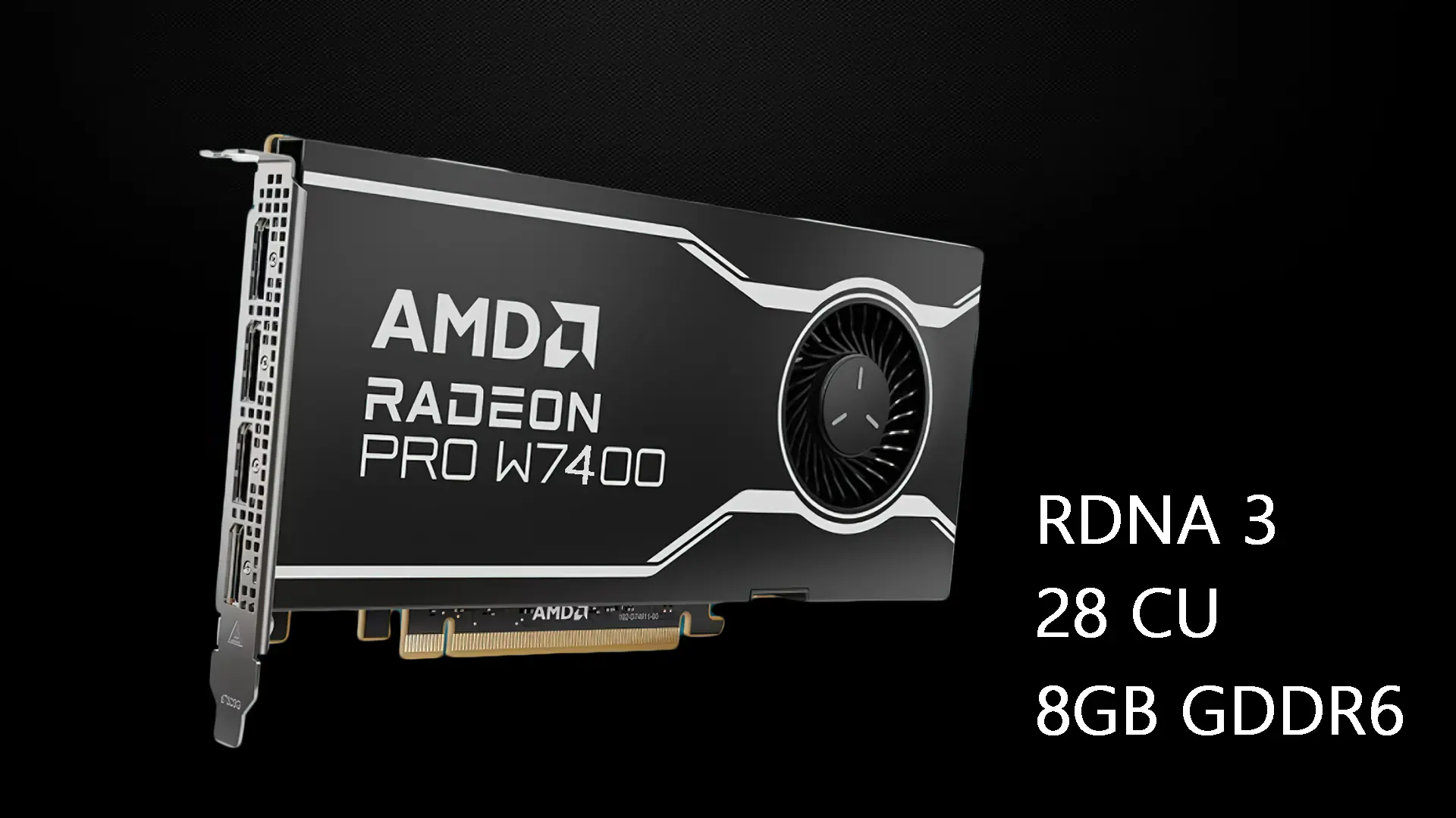 AMD'den Sessiz Güncelleme: Radeon PRO W7400, Düşük Güç Tüketimiyle Giriş Seviyesi İş İstasyonlarına Geliyor