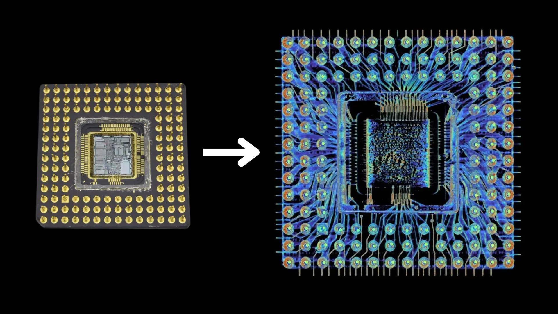 CT Tarama İle Intel'in Efsanevi 386 İşlemcisinin İç Yapısı Gözler Önüne Serildi: Mimarinin Sırları Çözüldü!