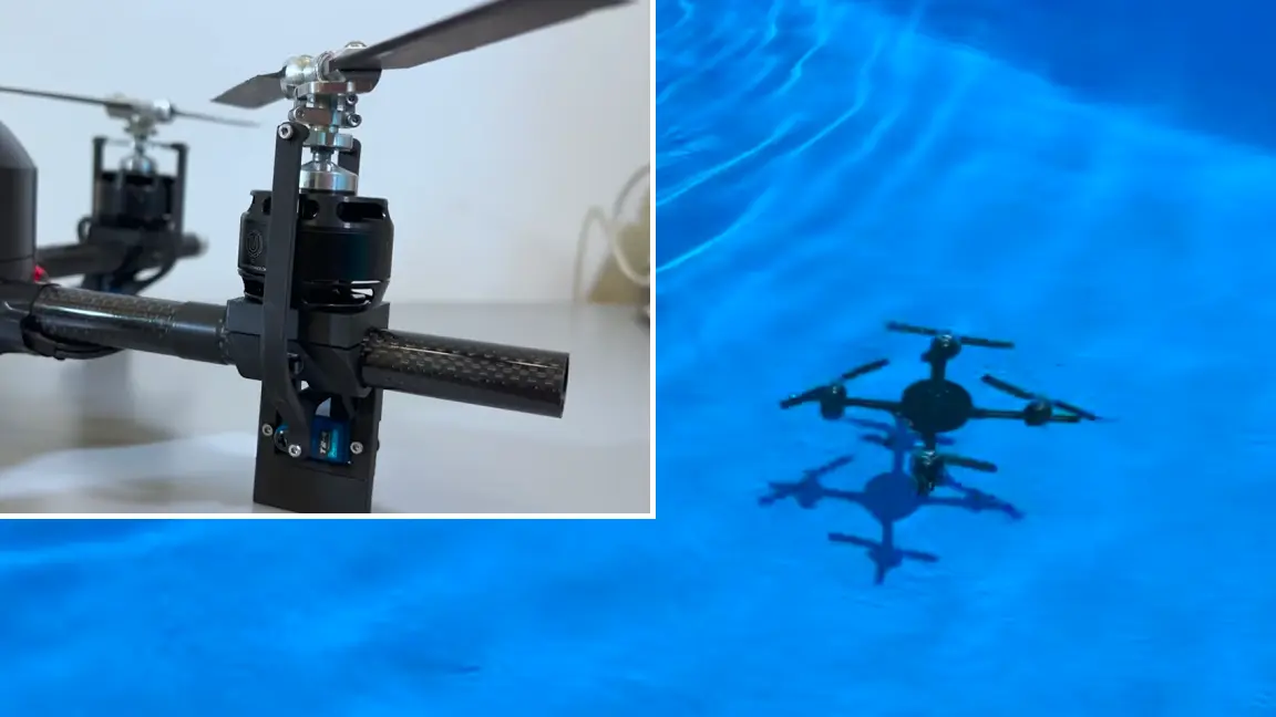 Havada Uçup Suda Yüzebilen Drone: Bilim Dünyasında Yeni Bir Dönem Başlıyor!
