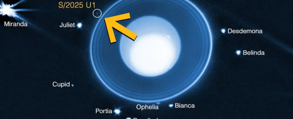JWST, Uranüs'ün Çevresinde Gizlenen Minik Bir Ay Keşfetti: Uranüs'ün Uyduları 29'a Ulaştı!