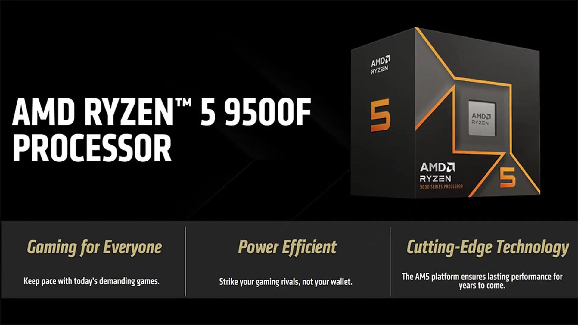 AMD Ryzen 5 9500F Geliyor: Oyun Performansında %27'ye Varan Artış Vaadi