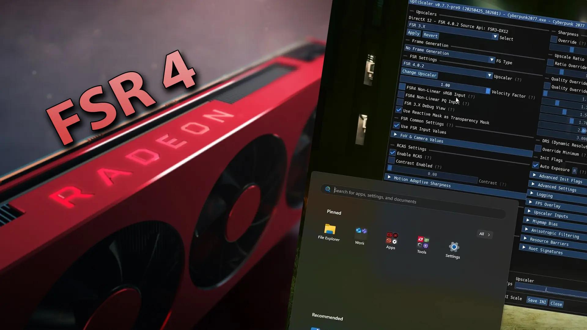 AMD FSR 4, Yanlışlıkla Yayınlanan Dosyalarla Radeon RX 7000 ve RTX 30 Serisi Kartlarda Kullanılabiliyor!