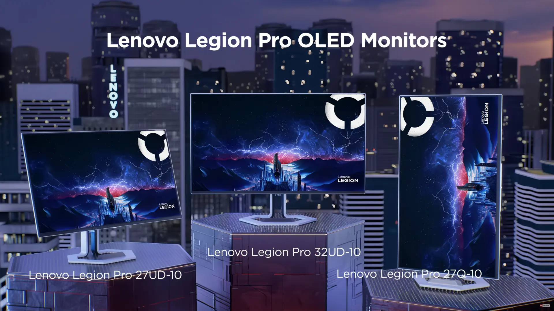 Lenovo'dan Oyunculara Özel Yeni Nesil OLED Monitörler: Legion Pro Serisi Sahneye Çıkıyor!