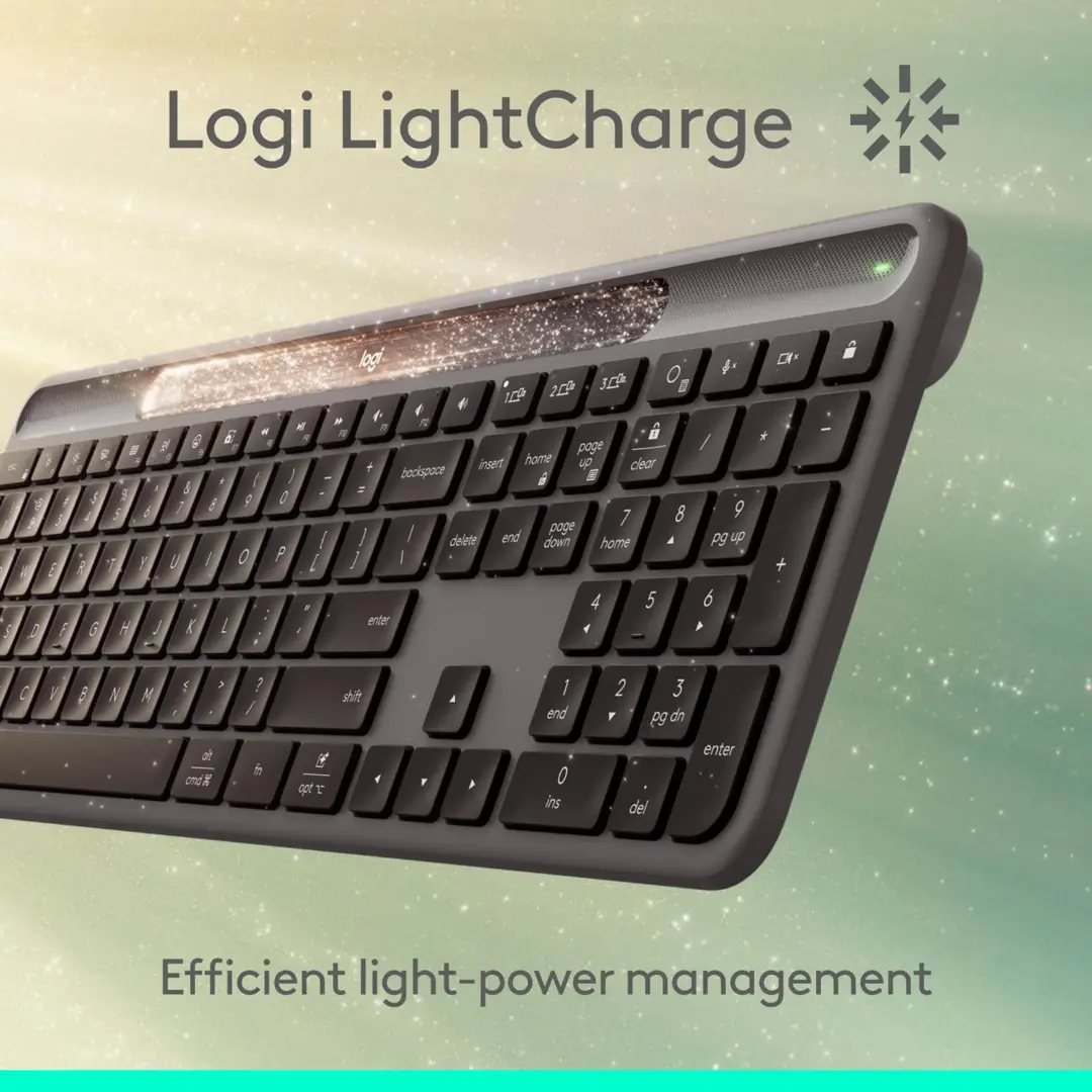 Güneş Enerjisiyle Çalışan Logitech Klavye Geliyor: 10 Yıl Pil Ömrü Vaadiyle Dikkat Çekiyor