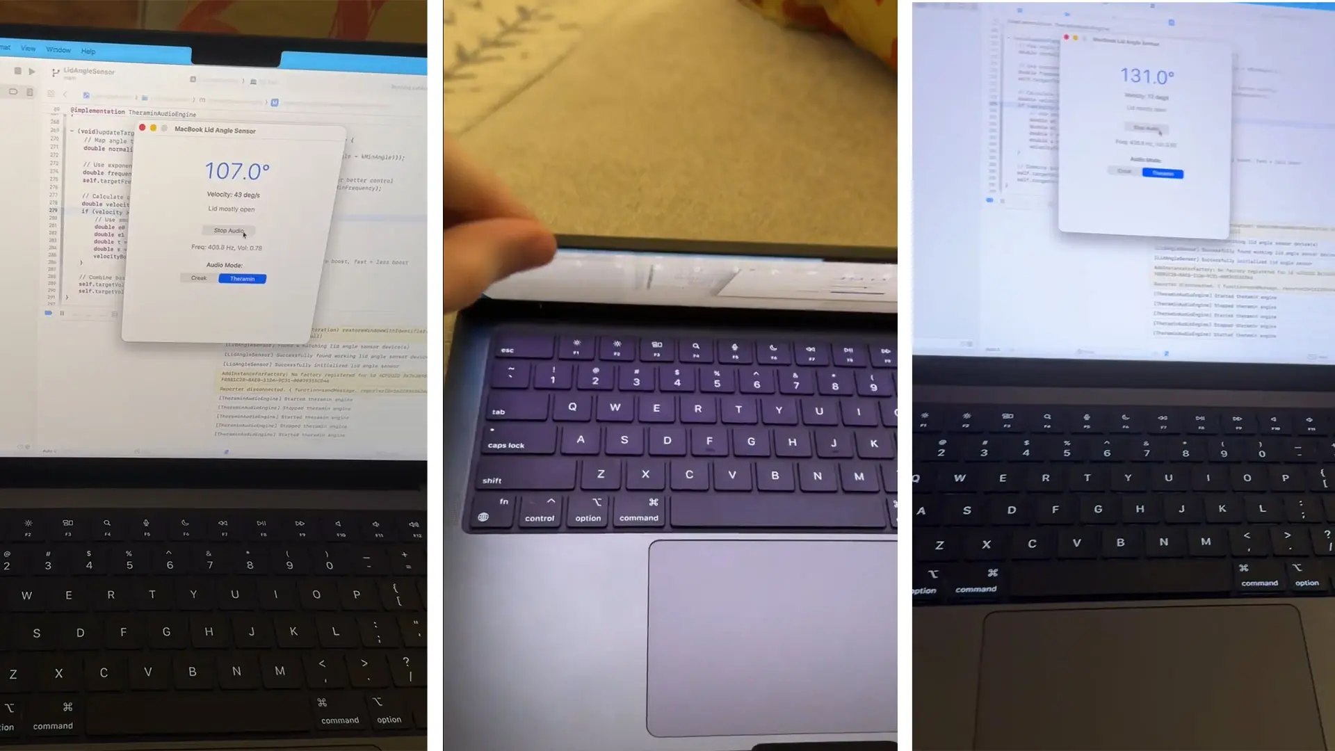 Mühendisten Çılgın Fikir: MacBook Kapağını Açıp Kapatarak Kapı Gıcırtısı Yaptı!