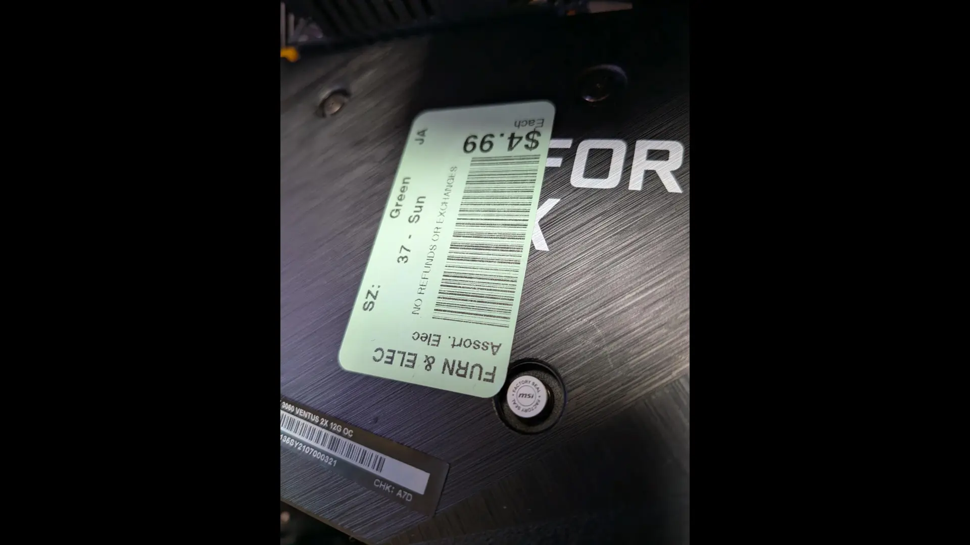 Şanslı Oyuncu, Bir Efsaneyi Sadece 4.99 Dolara Buldu: RTX 3060 12GB İkinci El Dükkanında Yok Fiyatına!