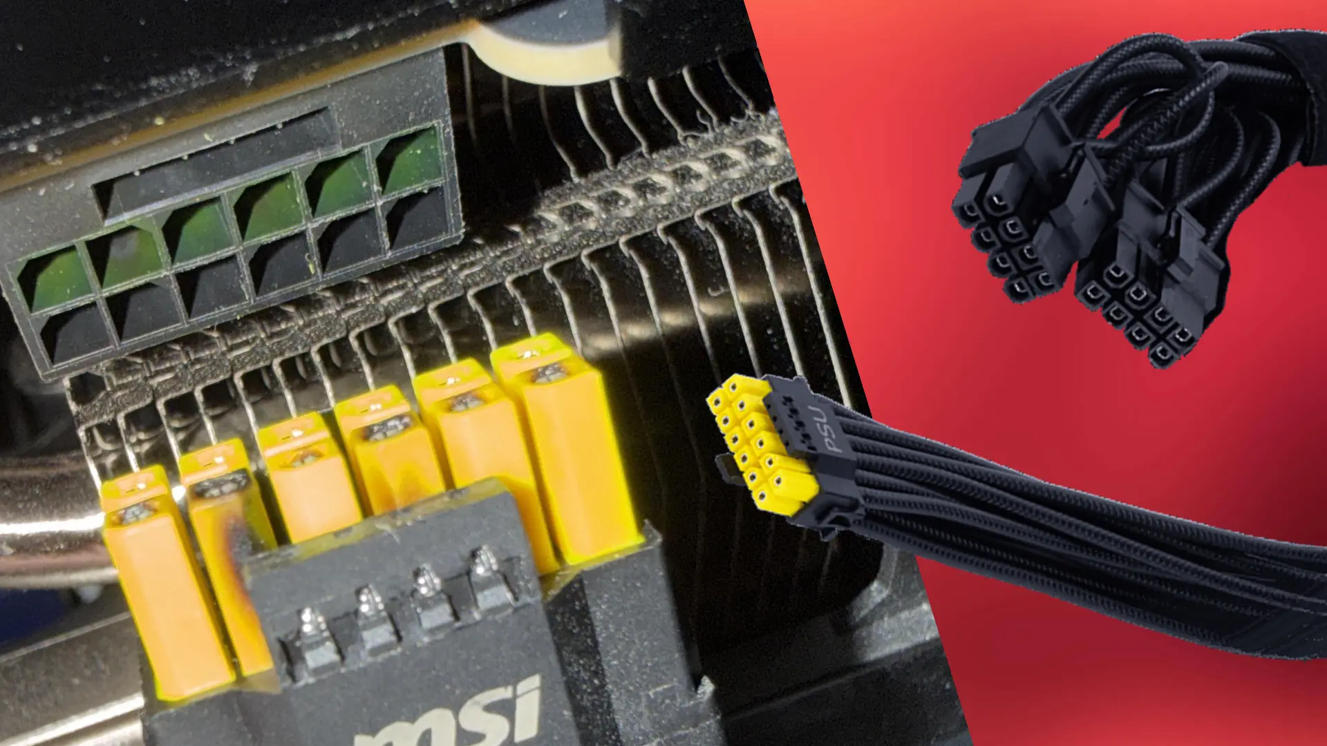 MSI'nin 16-Pin Adaptörü Yine Göz Kamaştırdı: Yüksek Performanslı Ekran Kartları Erime Tehlikesinde!