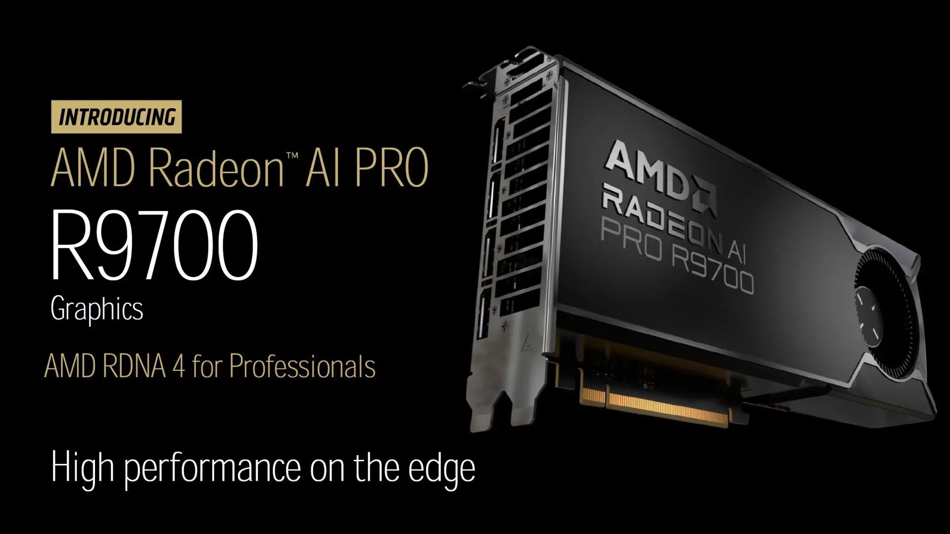AMD'den Yapay Zeka Alanında Güçlü Hamle: Radeon AI Pro R9700 Tanıtıldı, Fiyatı ve Çıkış Tarihi Belli Oldu