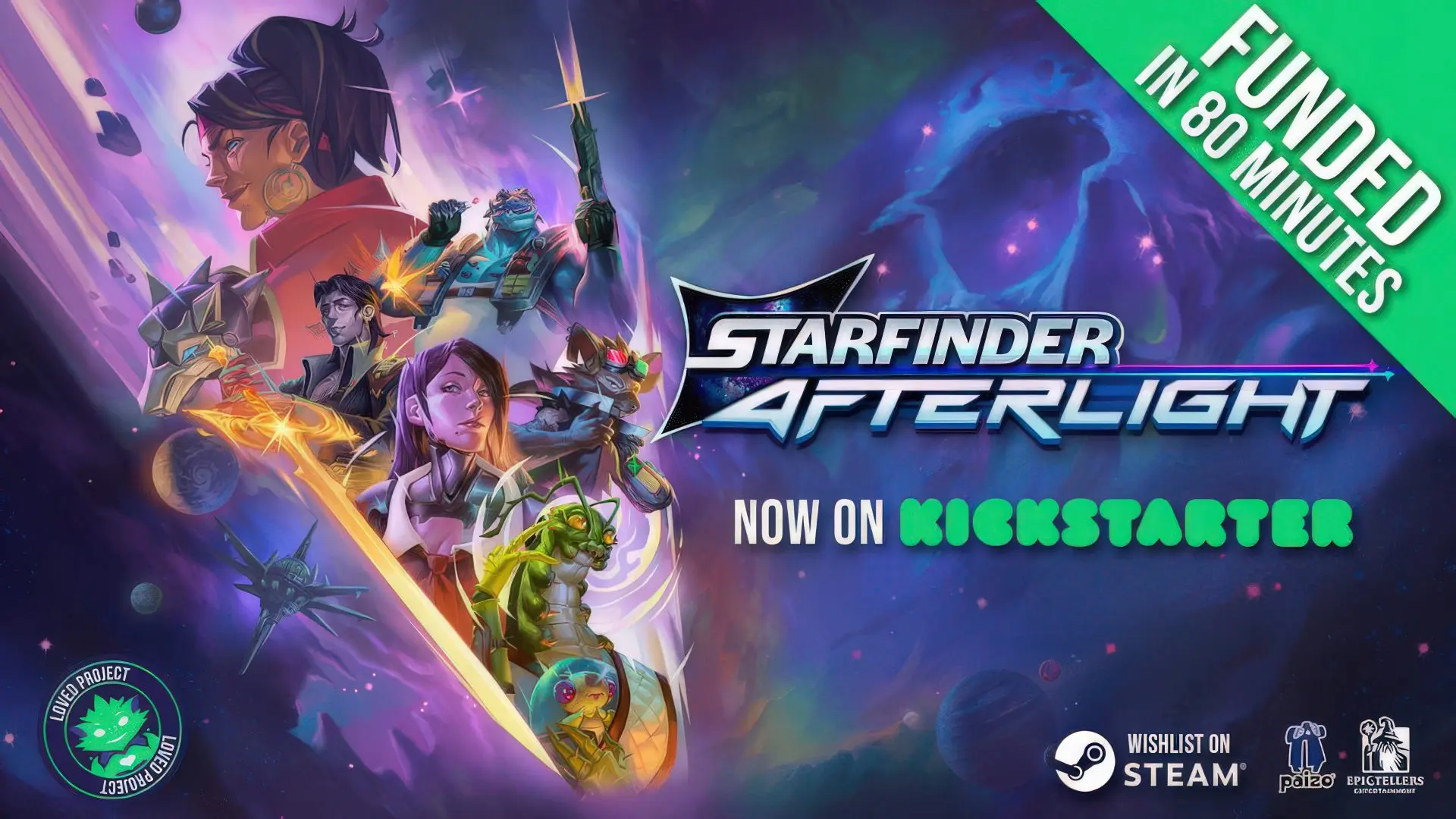 Starfinder: Afterlight RPG’den Muazzam Başlangıç: Kickstarter Hedefine Sadece 80 Dakikada Ulaşıldı!