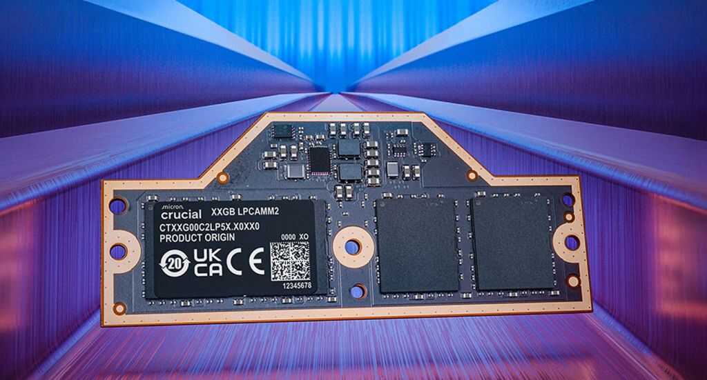 Dizüstü Bilgisayarlar İçin Devrim: Crucial LPCAMM2 Bellekler 64 GB'a Kadar Çıkıyor!