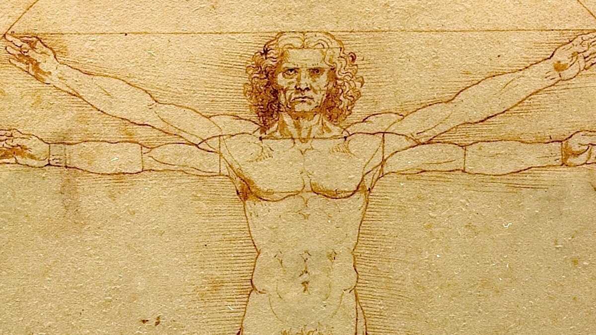 Leonardo da Vinci'nin 500 Yıllık Sırrı Çözüldü: Vitruvian Adam'ın Bacak Arasındaki Gizli Geometri