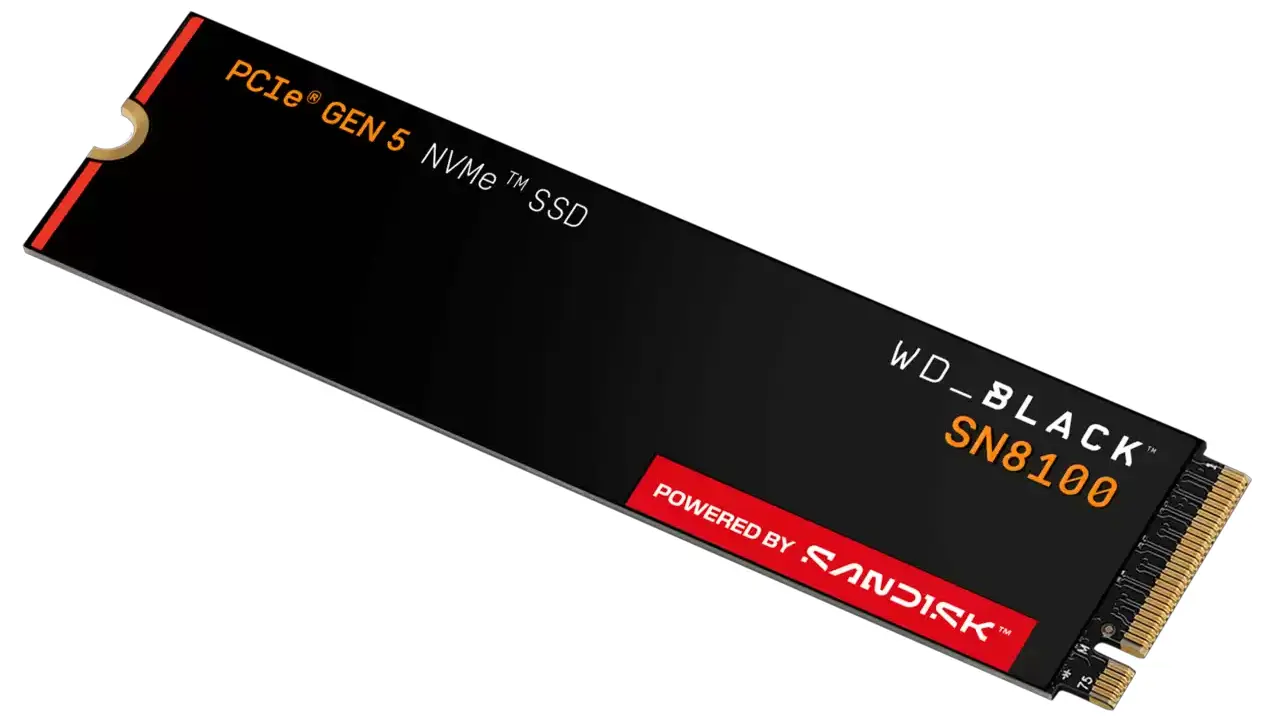 En Hızlı Tüketici SSD'si 8 TB'a Yükseldi: Western Digital Black SN8100 Artık Daha Fazla Alan Sunuyor