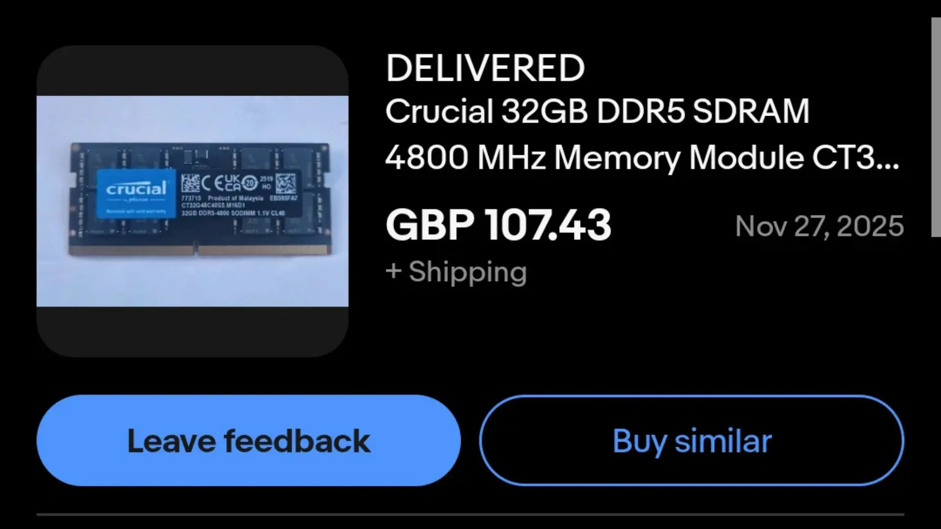 Altın Değerindeki RAM'ler Çalınmaya Başladı: Kargo ile Gelen Boş Kutu Şoku
