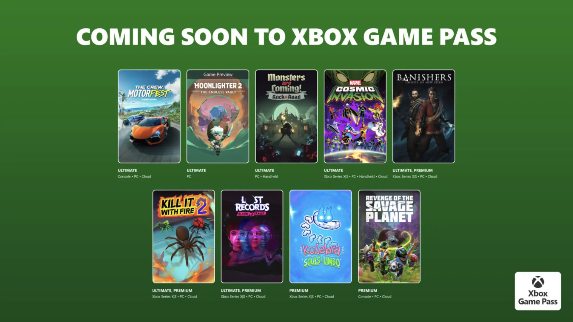 Oyunseverler Dikkat! Xbox Game Pass Kasım Ayını Bombalıyor: Marvel'dan Yarışa, Yeni Oyunlar Geliyor!