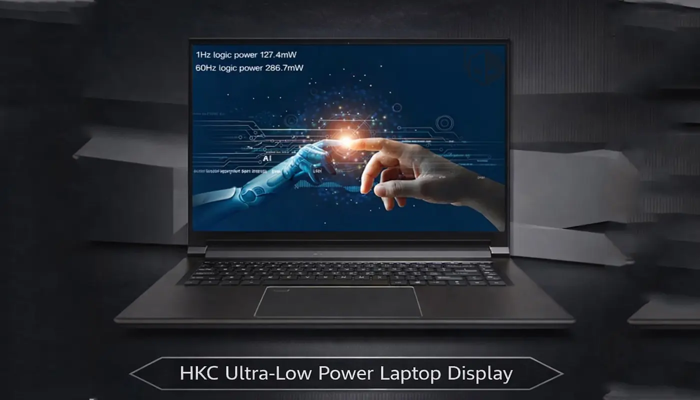 Teknolojide Devrim: HKC'den Yapay Zeka Destekli Düşük Enerjili Dizüstü Bilgisayar Ekranı