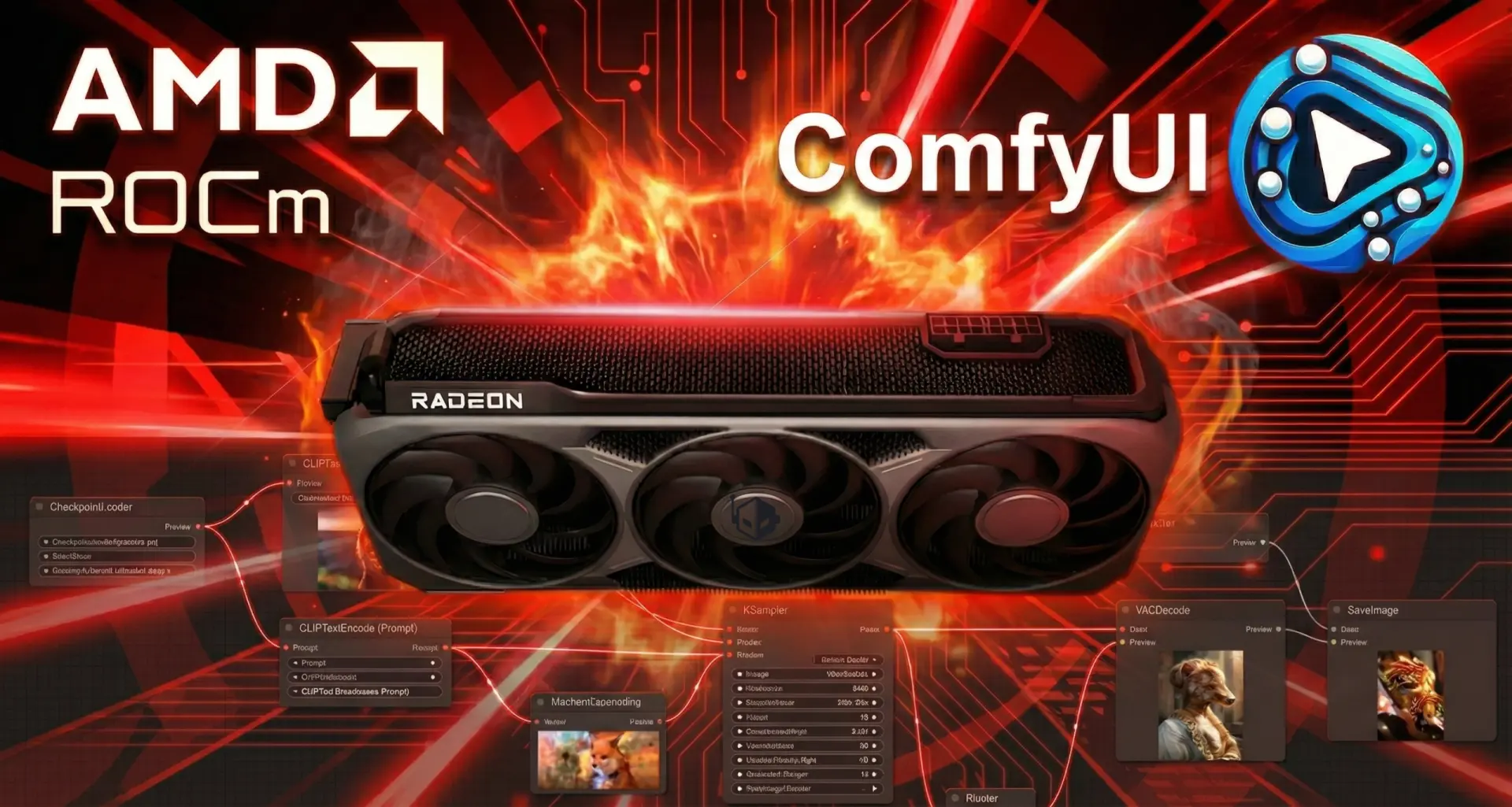 AMD RDNA 4 GPU'lar Artık Windows'ta Yapay Zeka Görüntü Üretimi İçin Hazır: ComfyUI Kurulum Rehberi