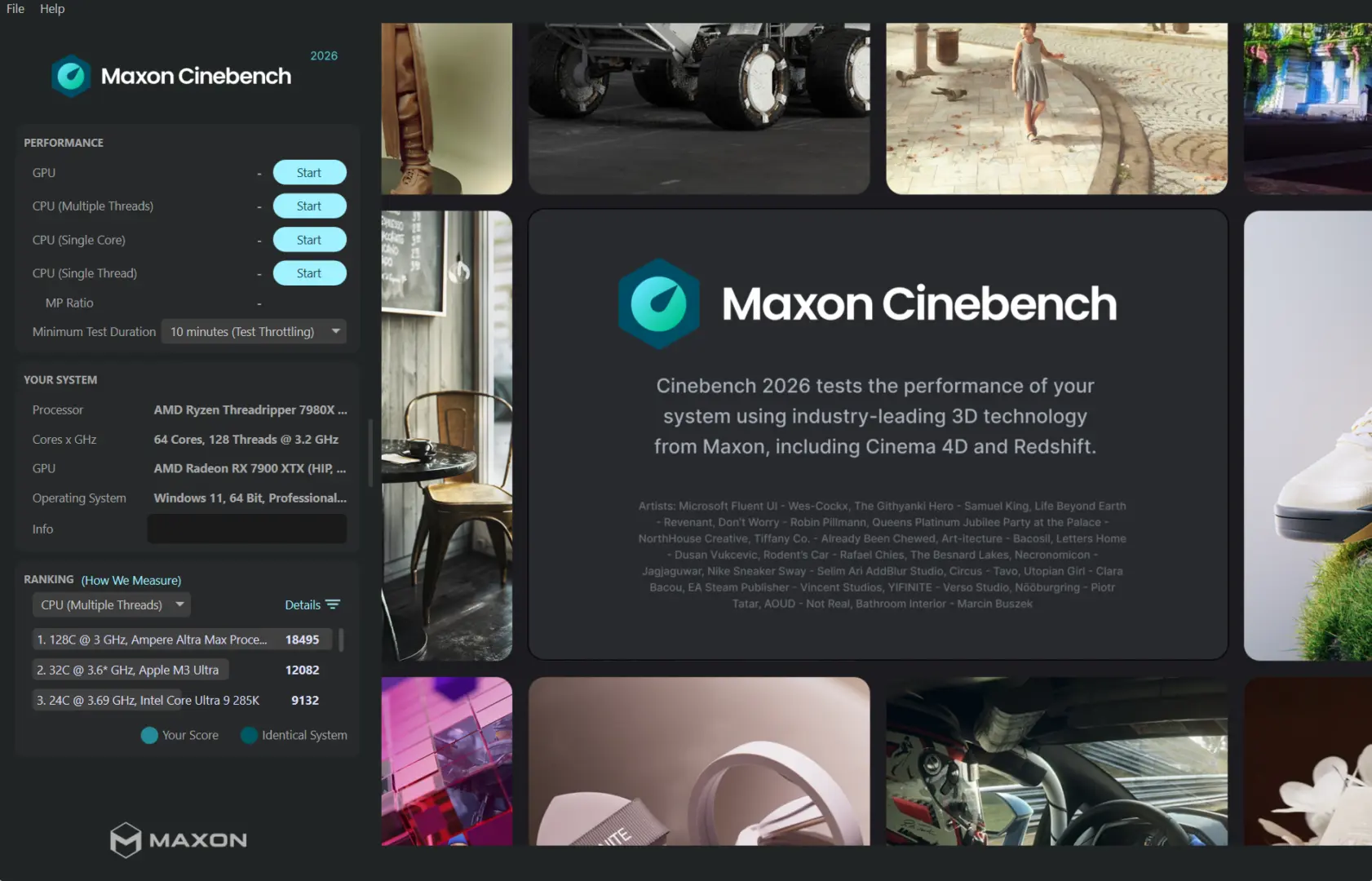 CPU ve GPU'lar İçin Yeni Bir İşlemci Test Aracı: Cinebench 2026 Piyasaya Sürüldü!