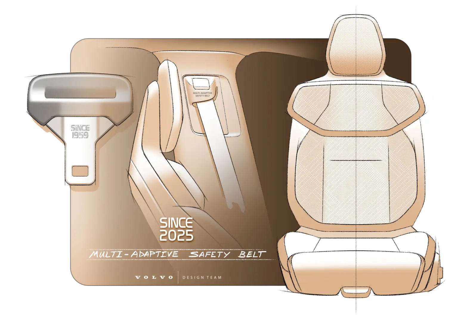 Volvo'dan Devrim Niteliğinde Geliştirme: Emniyet Kemerinde Yapay Zeka Devri!