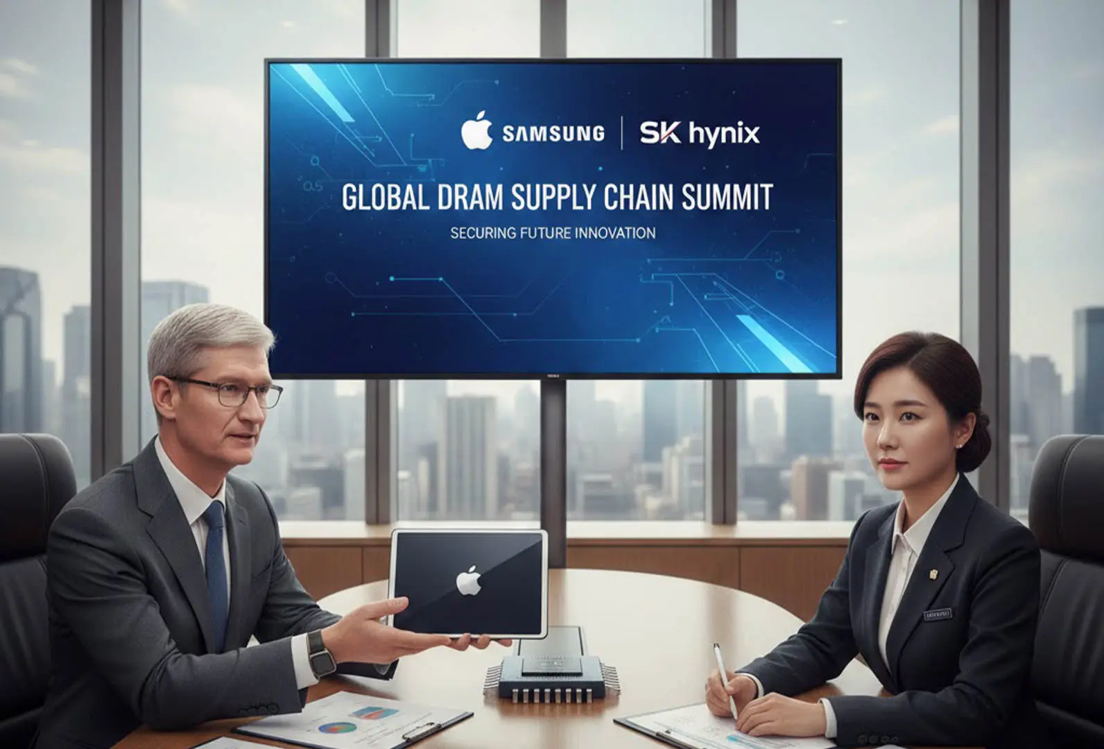 Apple'dan Çip Krizi Hamlesi: Üst Düzey Yöneticiler Samsung ve SK Hynix İçin Uzun Süreli Konaklıyor