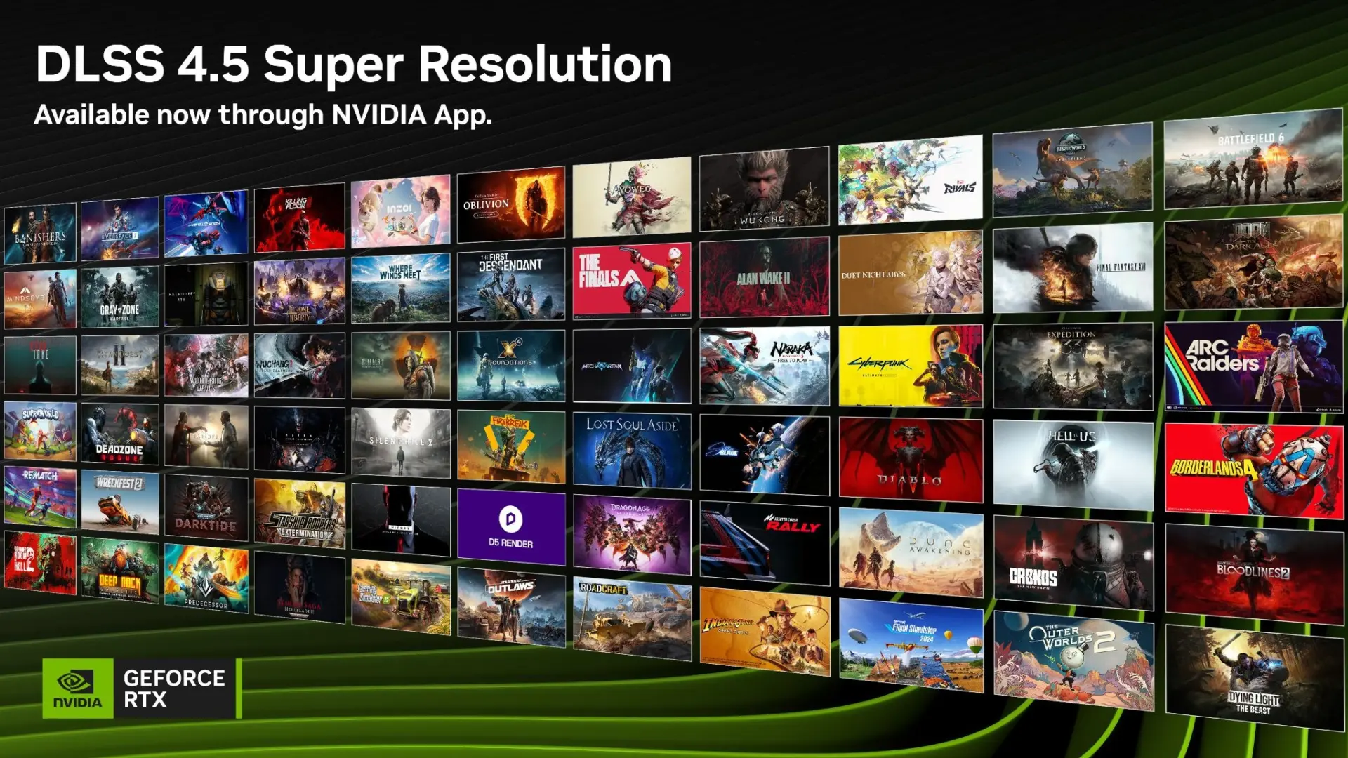 NVIDIA DLSS 4.5 Super Resolution Artık Kullanıma Hazır: 400'den Fazla Oyunda Gelişmiş Görüntü Kalitesi