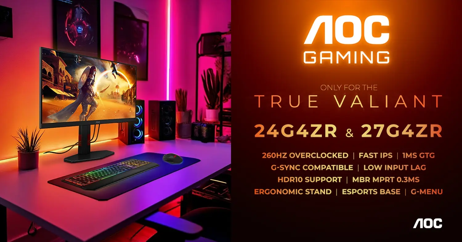 Oyuncular Dikkat! AOC'dan 260Hz Yenileme Hızına Sahip Yeni Nesil Monitörler Geliyor