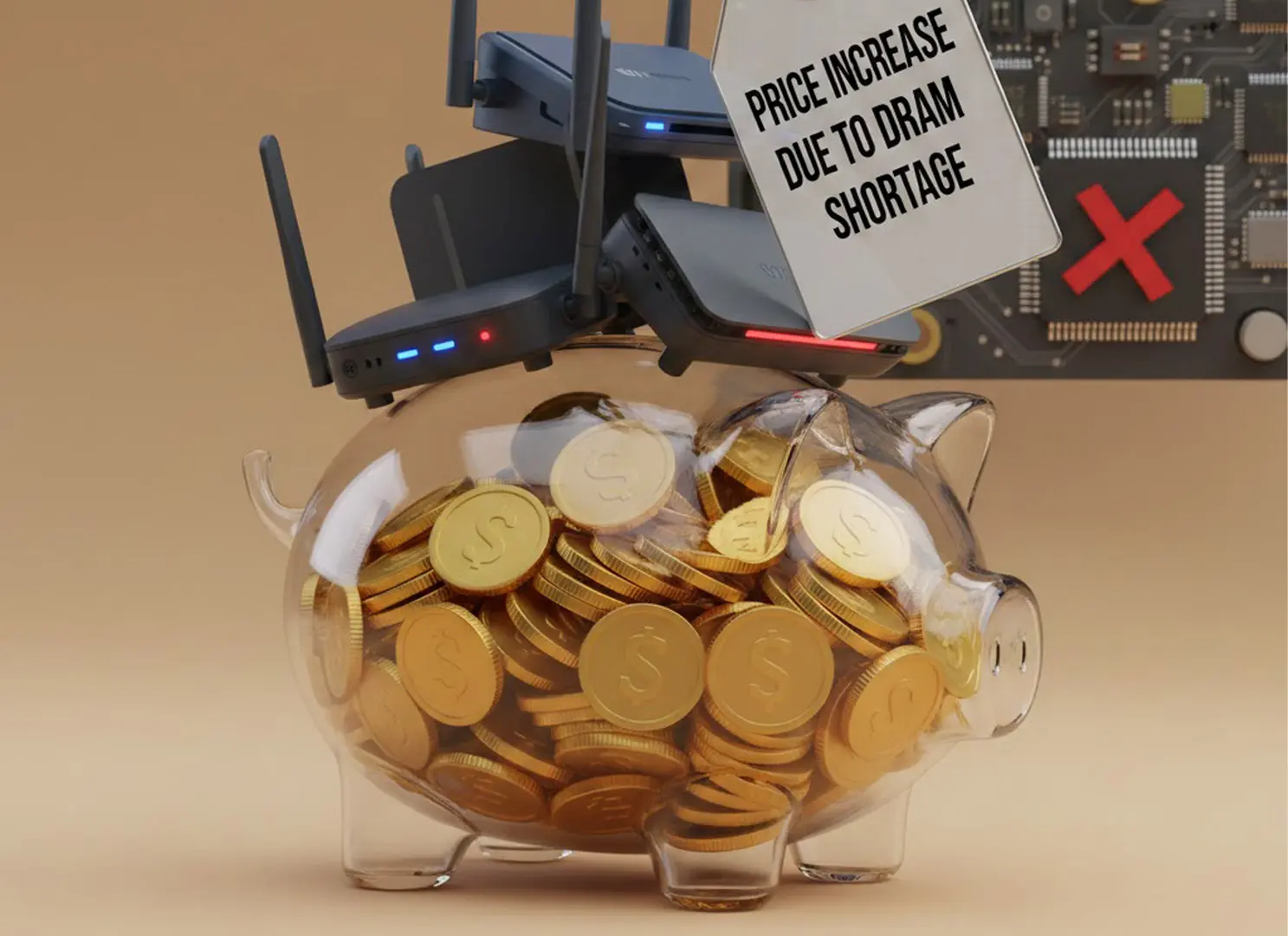 DRAM Krizi Vurdu: Router Fiyatları Uçuşa Geçti!