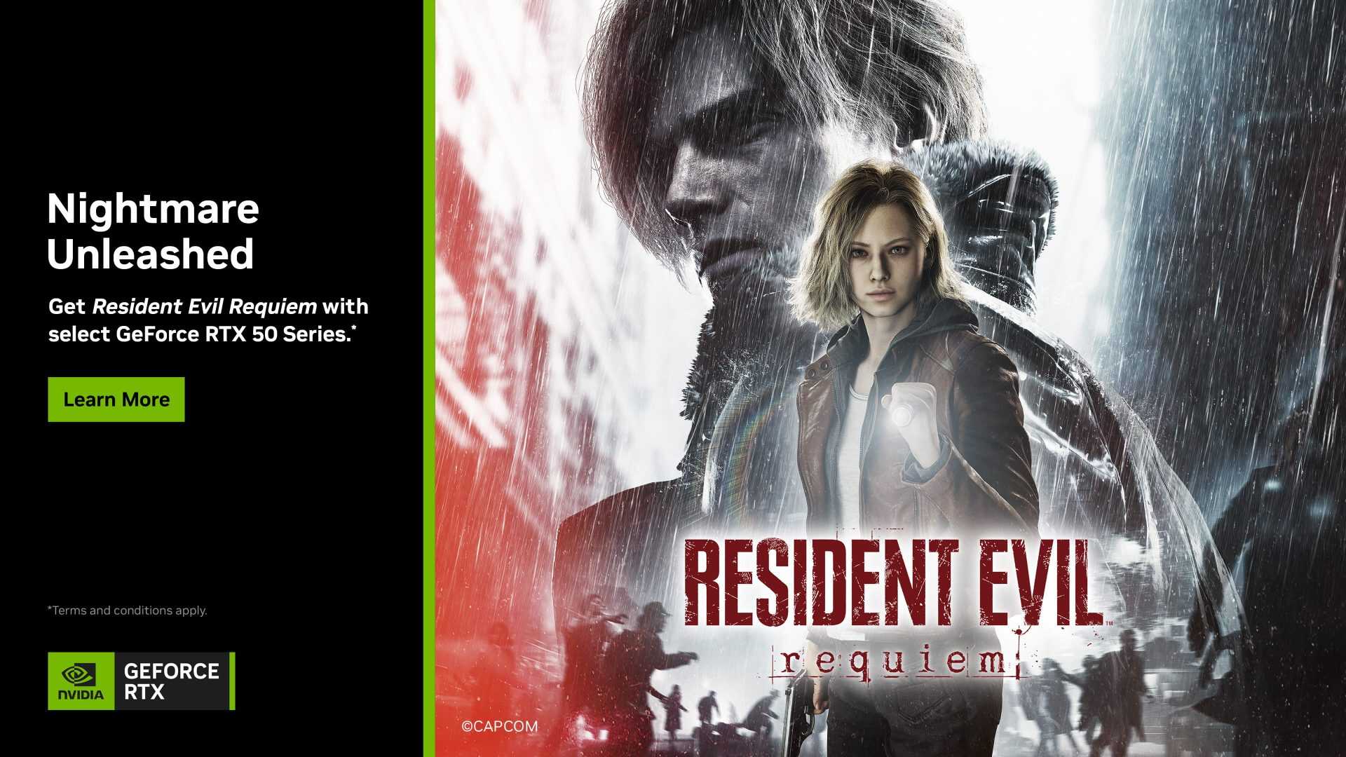 RTX 50 Serisi GPU'larla Resident Evil Requiem ÜCRETSİZ!