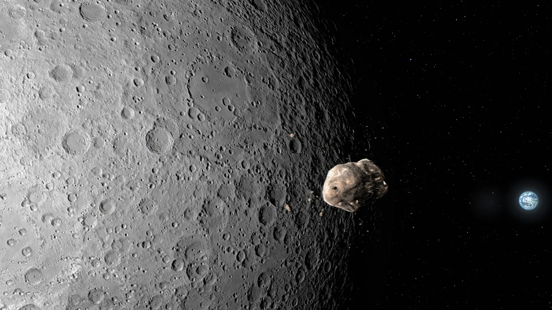 Dünya'dan Görülmesi Muhtemel Işık Şöleni: Asteroit Ay'a Çarpabilir!