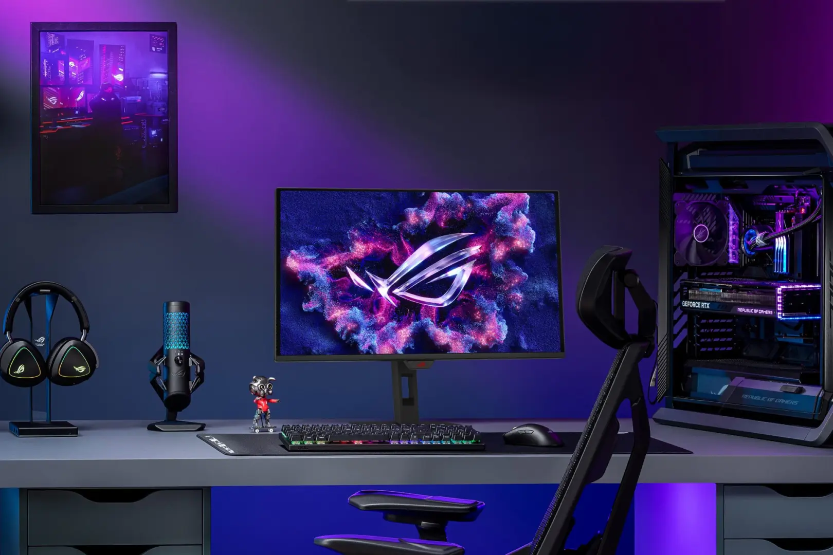 ASUS'tan Oyunculara Göz Kırpan Yeni OLED Monitörler: Hız ve Renk Şöleni Başlıyor!